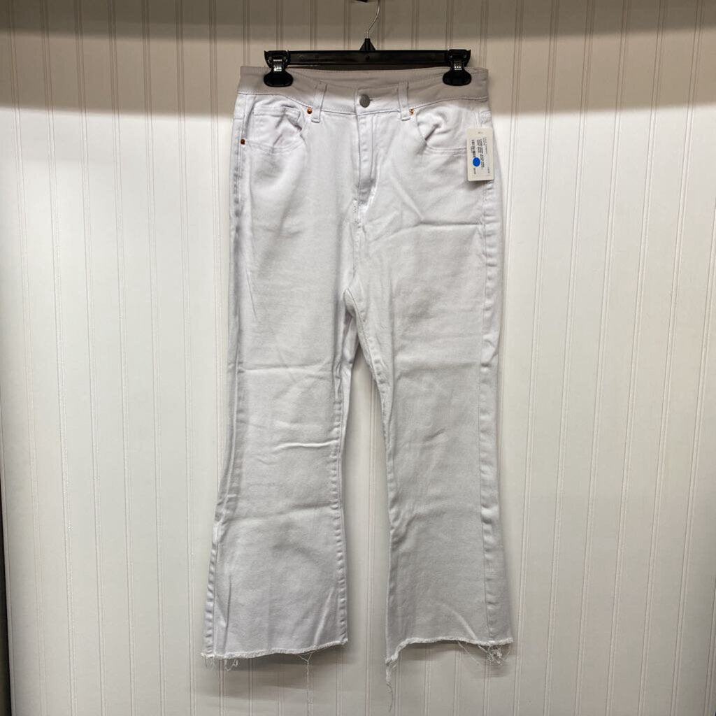 WHITE DENIM JEANS