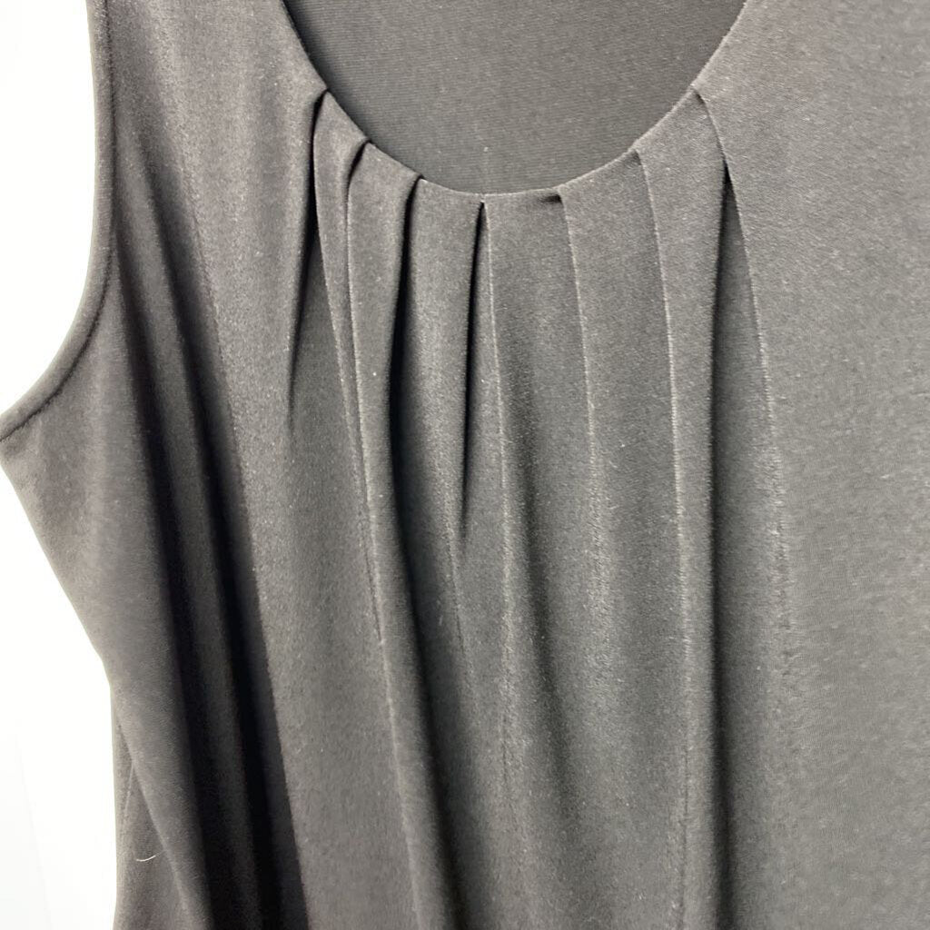 PLEATED FRONT DRESS TANK