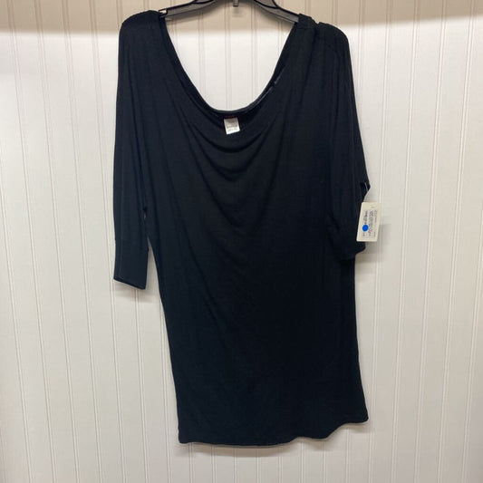SCOOP NECK 3/4 SLEEVE TOP