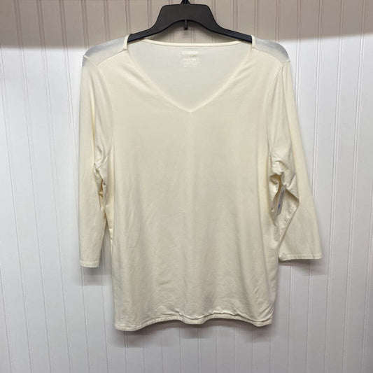 LONG SLEEVE V NECK TOP