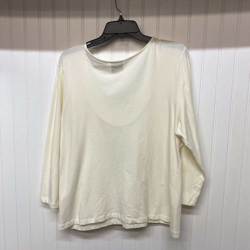 LONG SLEEVE TOP WITH GOLD EMBELISHMENTS
