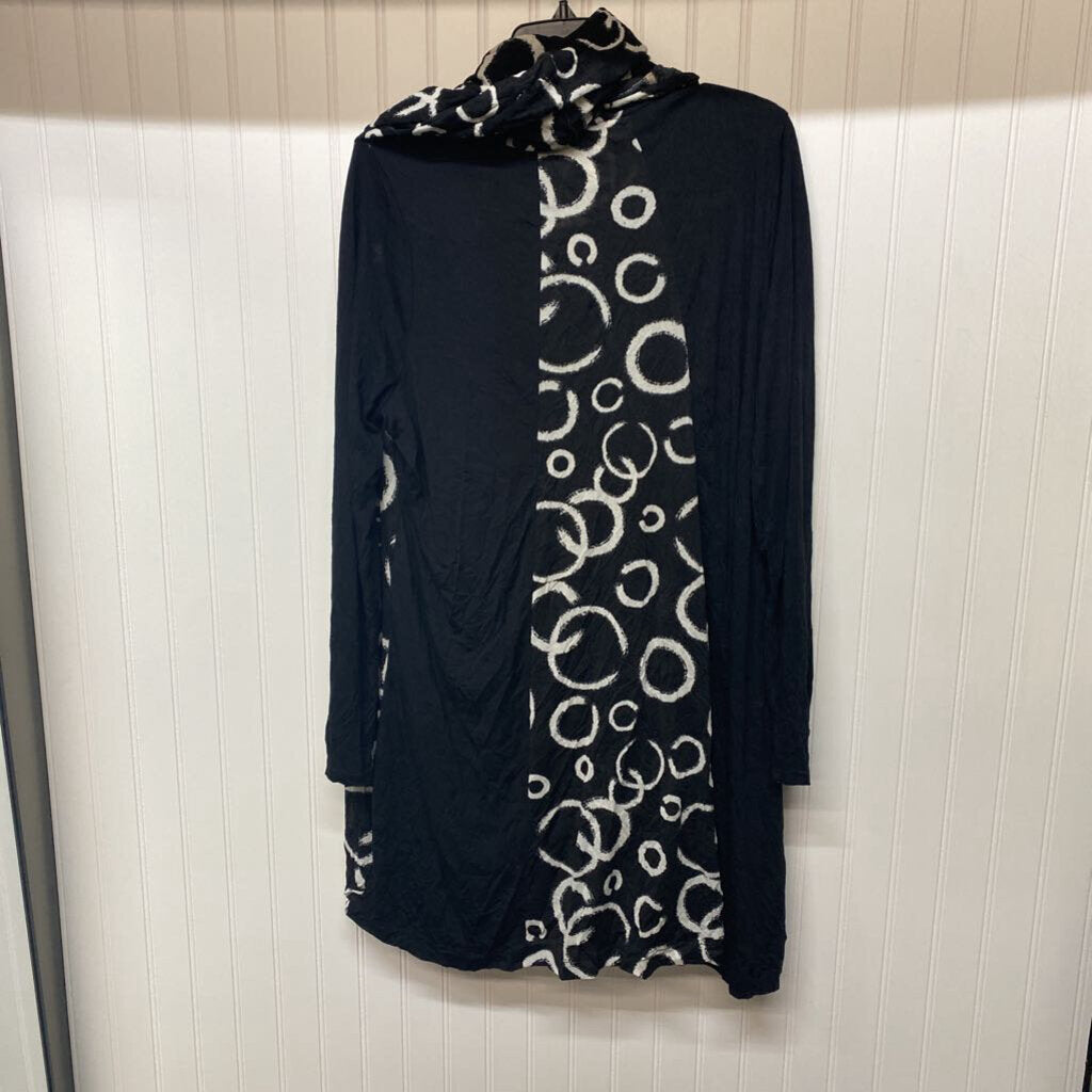 LONG SLEEVE SHORT DRESS WITH MATCHING SCARF