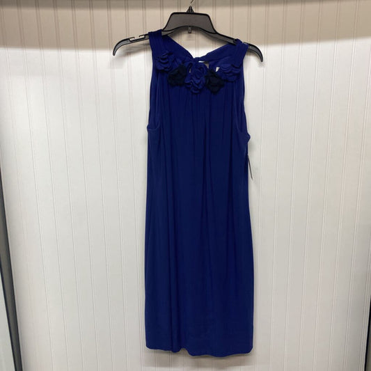 SLEEVELESS HIGH NECK FITTED DRESS FLOWERS AT TOP