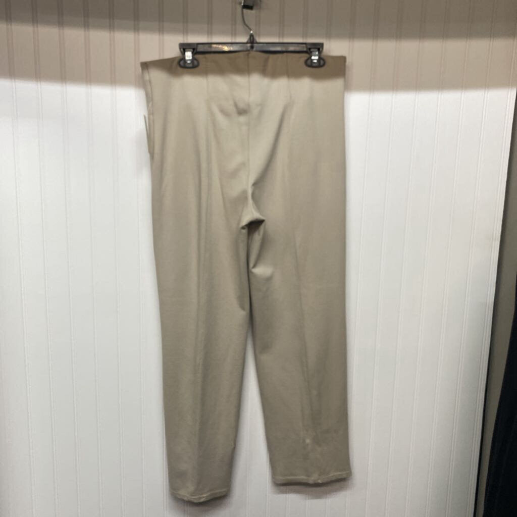 ELASTIC WAISTBAND SLIM STRAIGHT DRESS PANTS