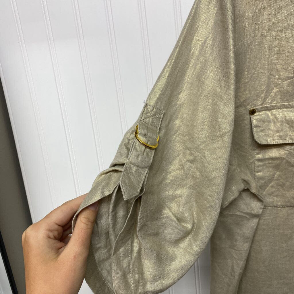 TAN DRESS SHIRT