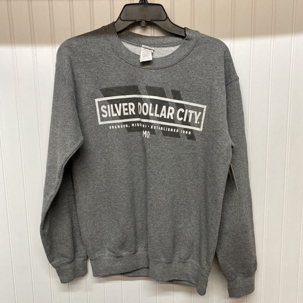 GRAY GRAPHIC SWEATSHIRT