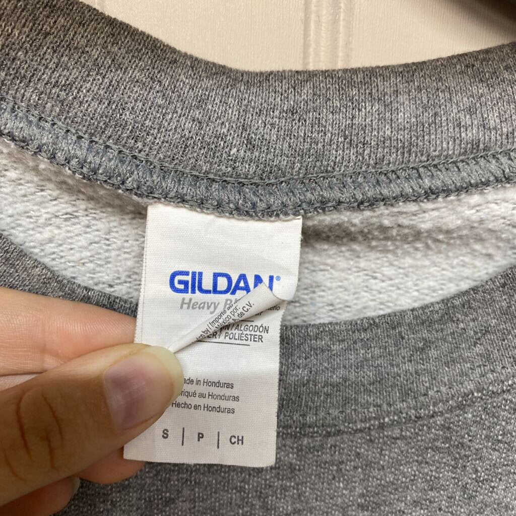 GRAY GRAPHIC SWEATSHIRT