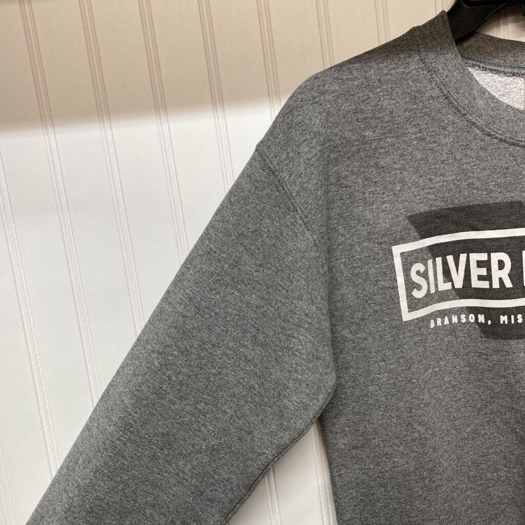 GRAY GRAPHIC SWEATSHIRT