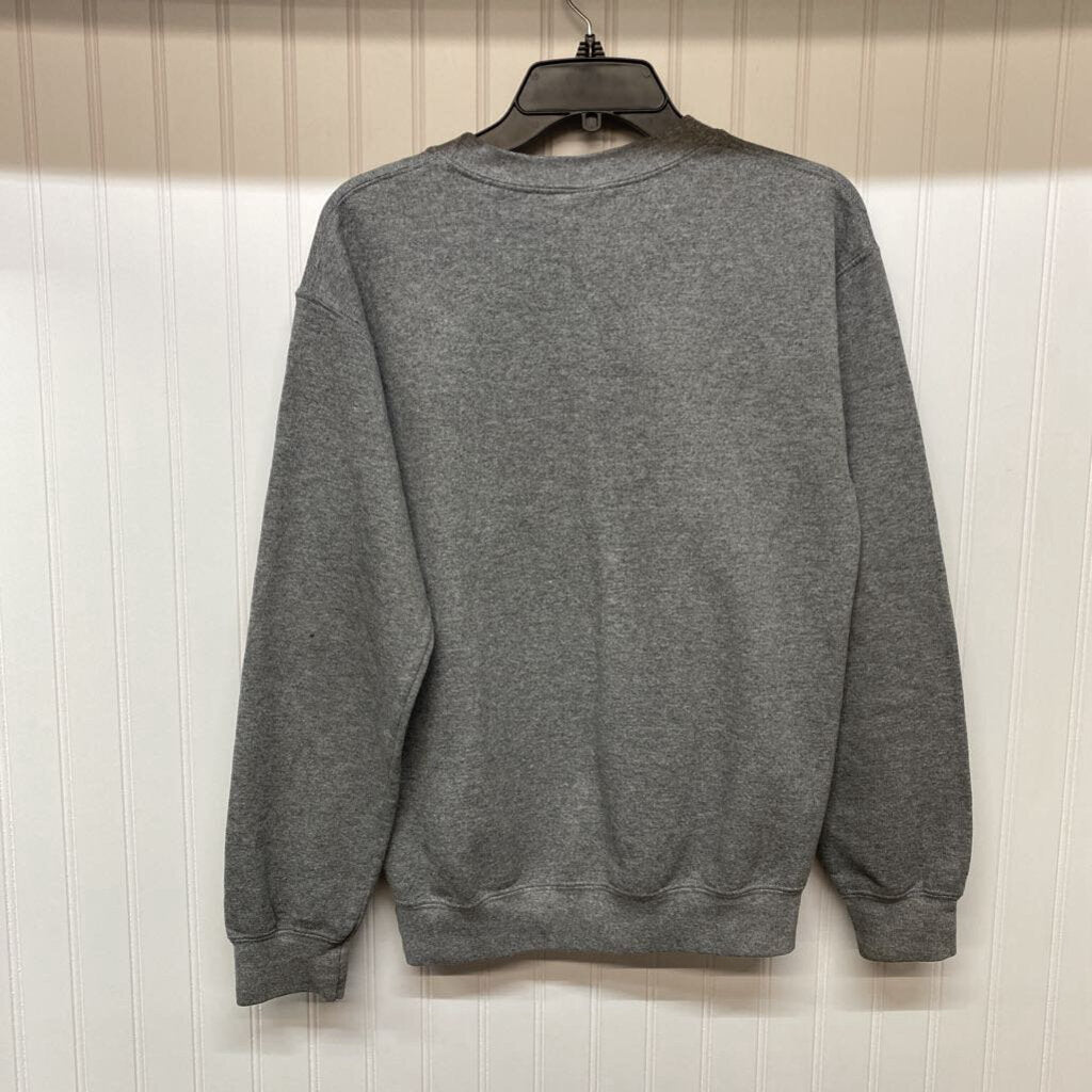 GRAY GRAPHIC SWEATSHIRT