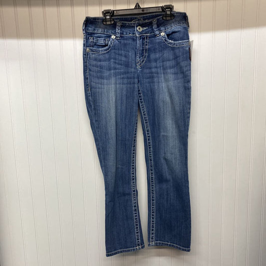 SUKI DENIM CAPRIS