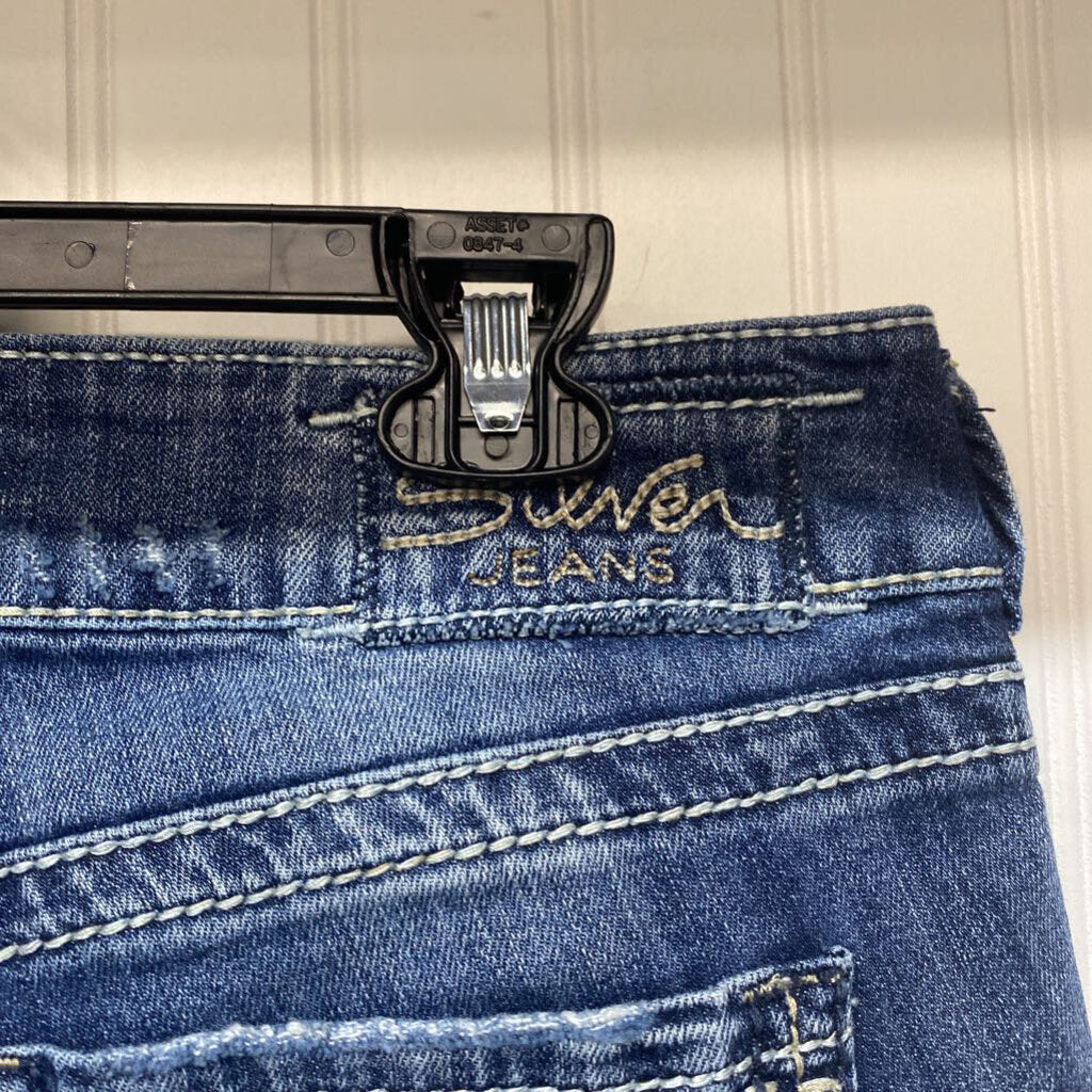 SUKI DENIM CAPRIS