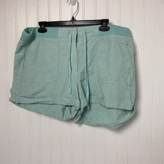 CUFFED DRAWSTRING COTTON SHORTS