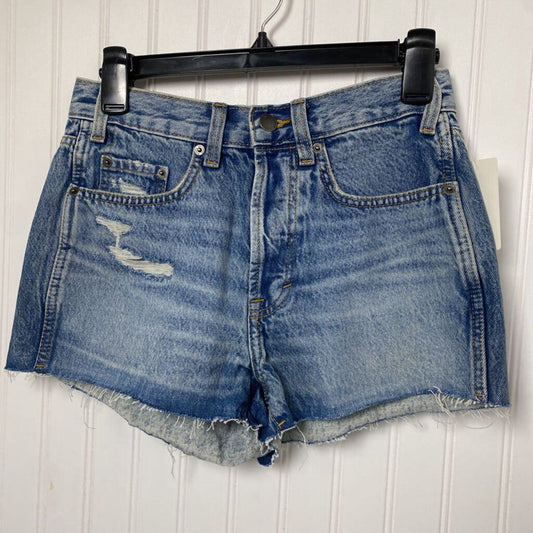 HIGH RISE MINI DISTRESSED DENIM CUTOFF SHORTS