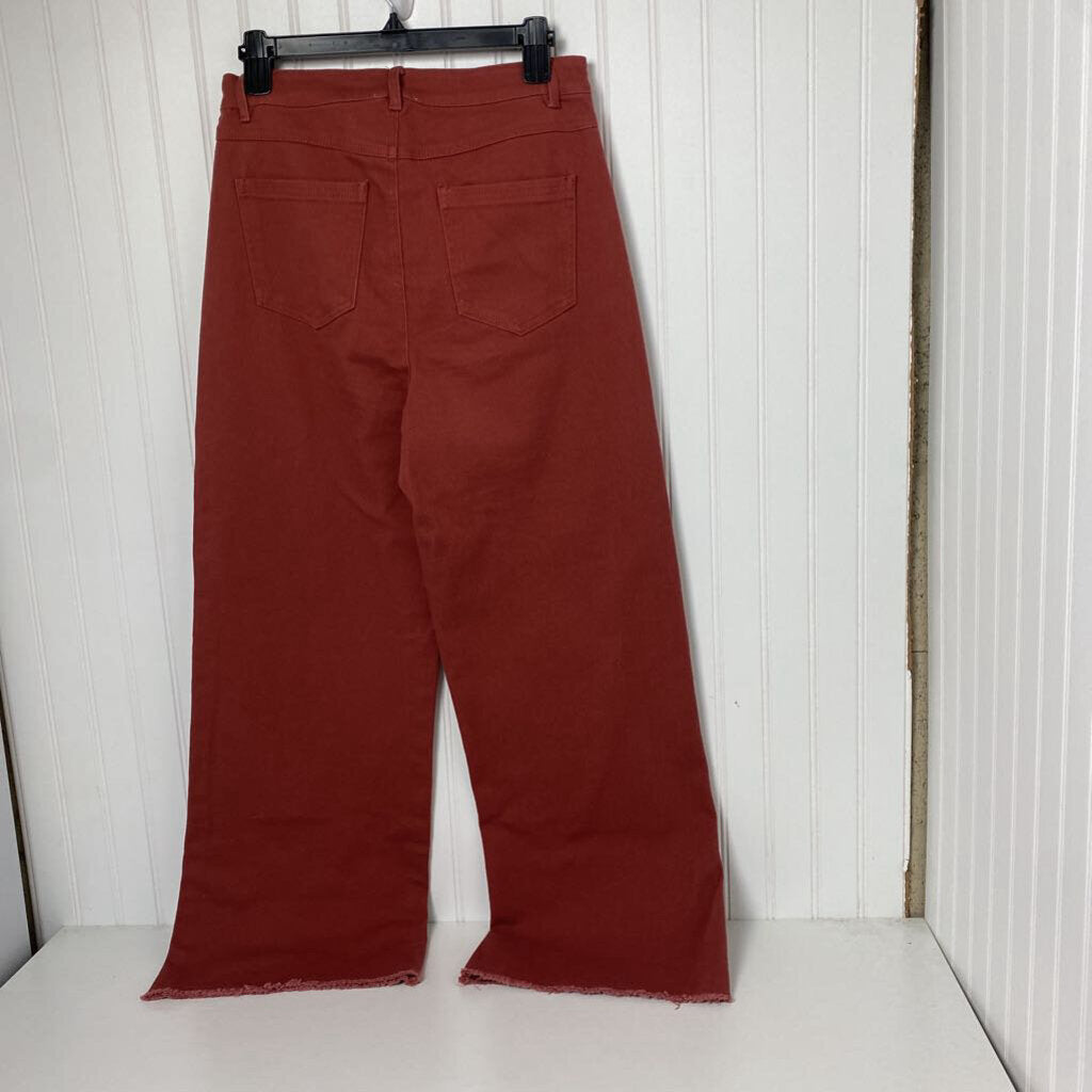 MID RISE WIDE LEG DENIM JEANS