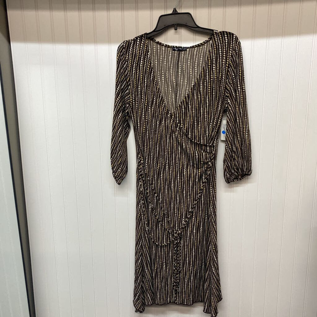 LONG SLEEVE LONG WRAP DRESS