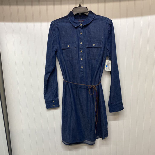 LONG SLEEVE DENIM LONG DRESS