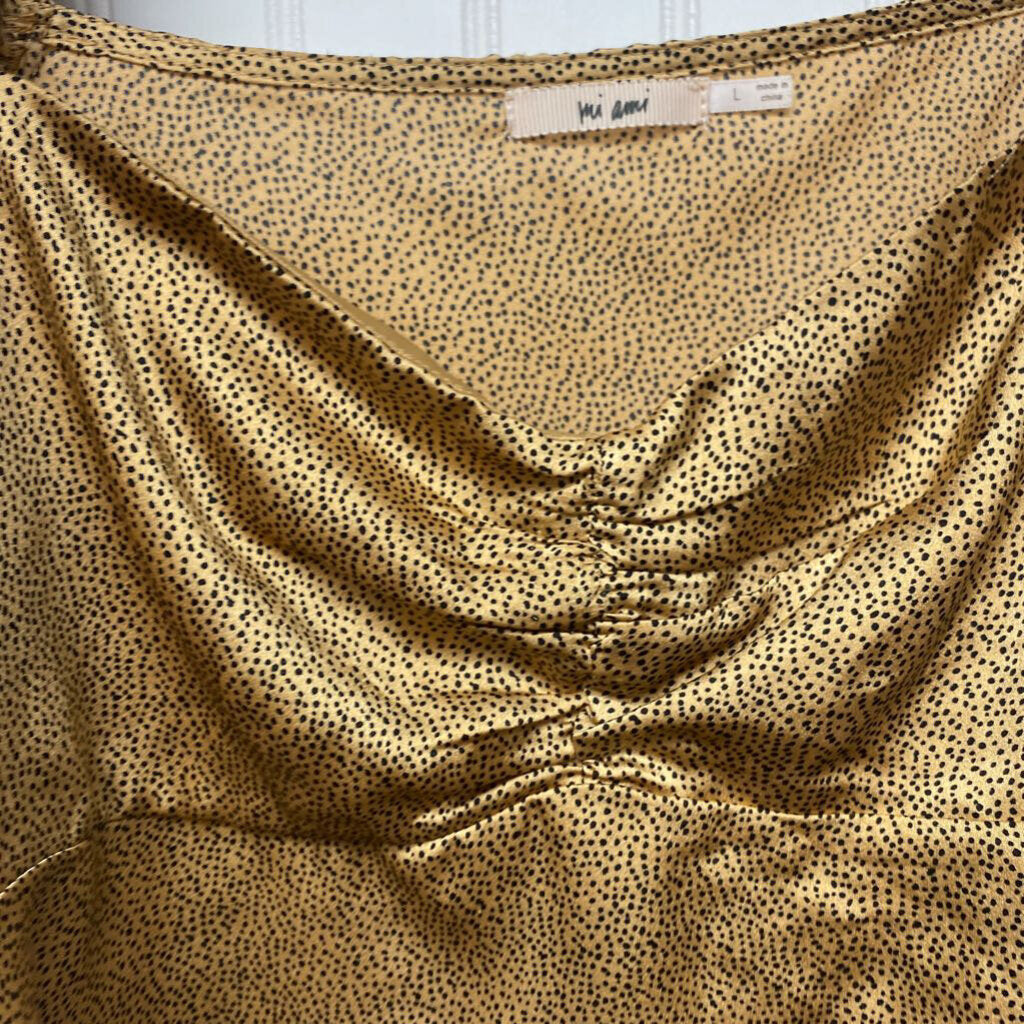LONG SLEEVE CROPPED BLOUSE
