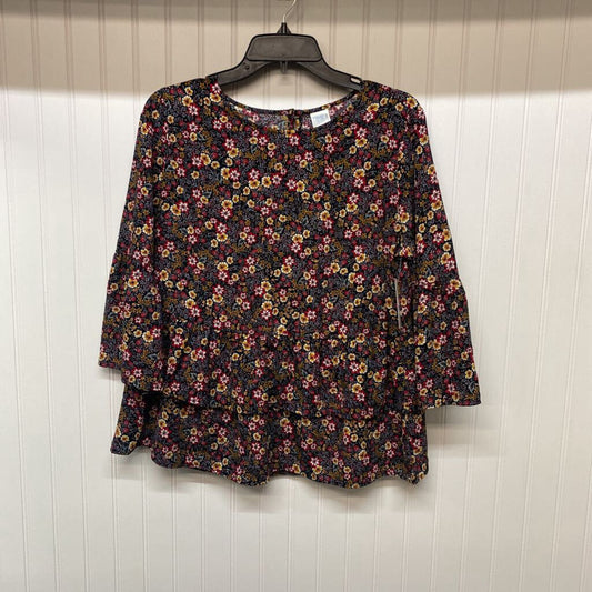 LONG SLEEVE PRINTED BLOUSE