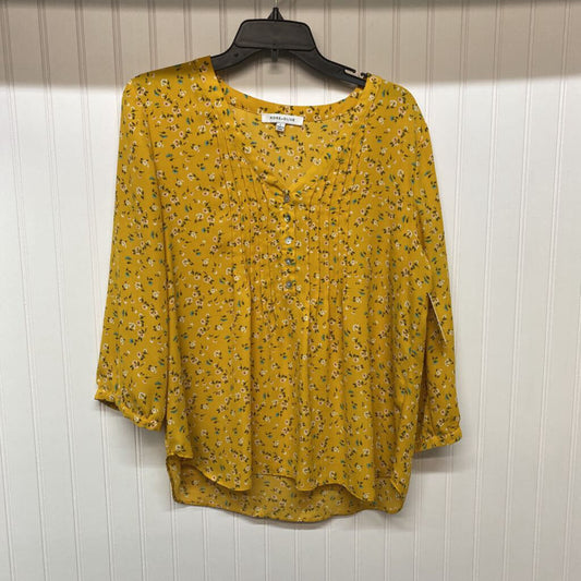 LONG SLEEVE FLORAL PRINT TOP