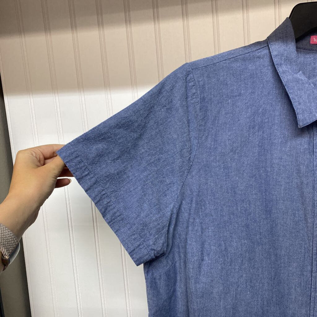SHORT SLEEVE BUTTON UP