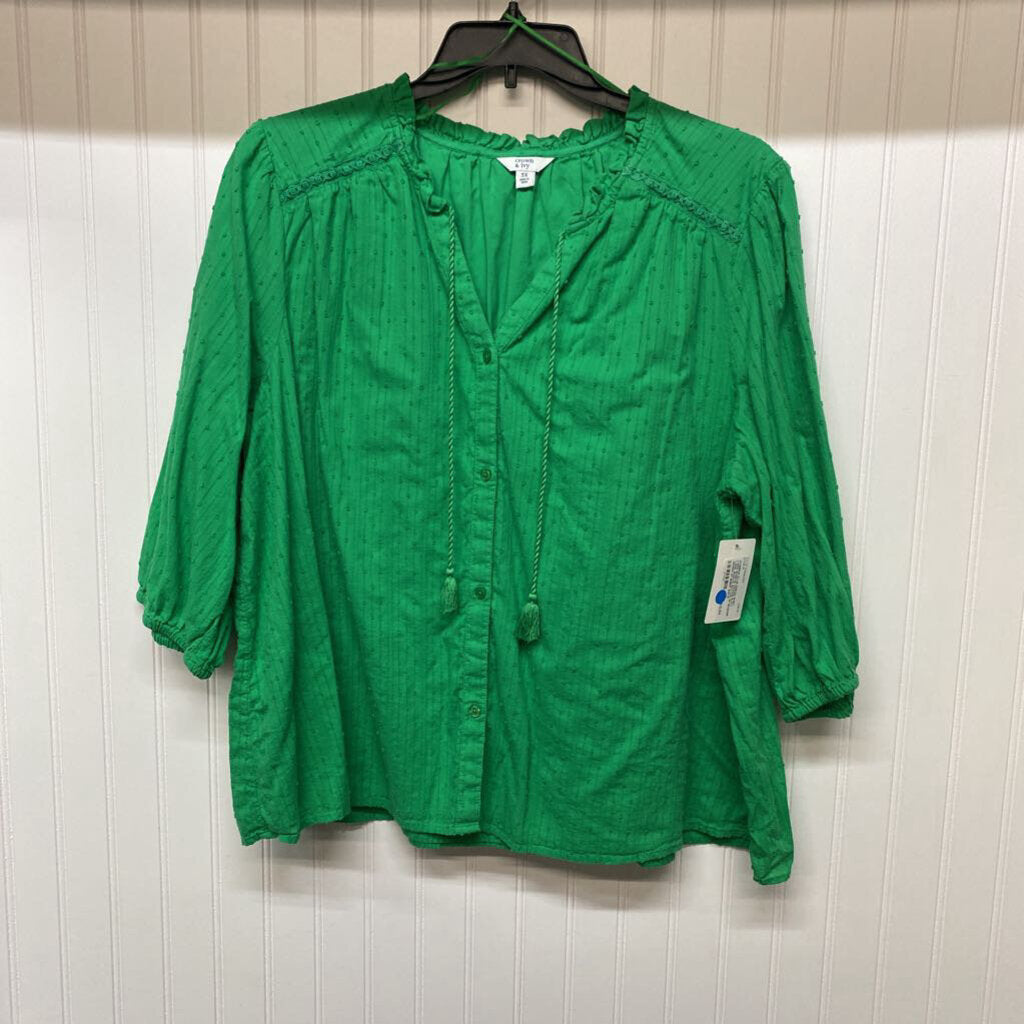 LONG SLEEVE BUTTON UP BLOUSE