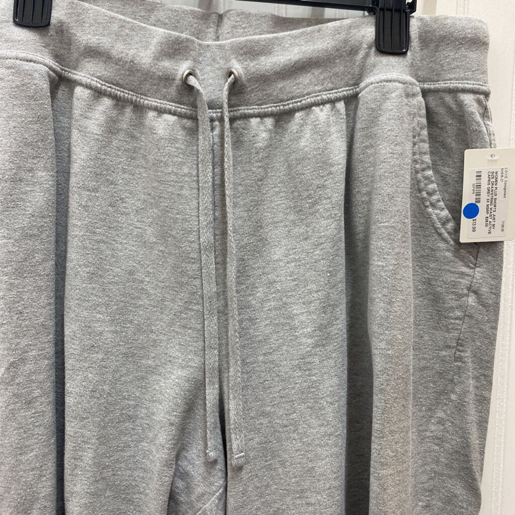 DRAWSTRING WAIST ACTIVE CAPRIS