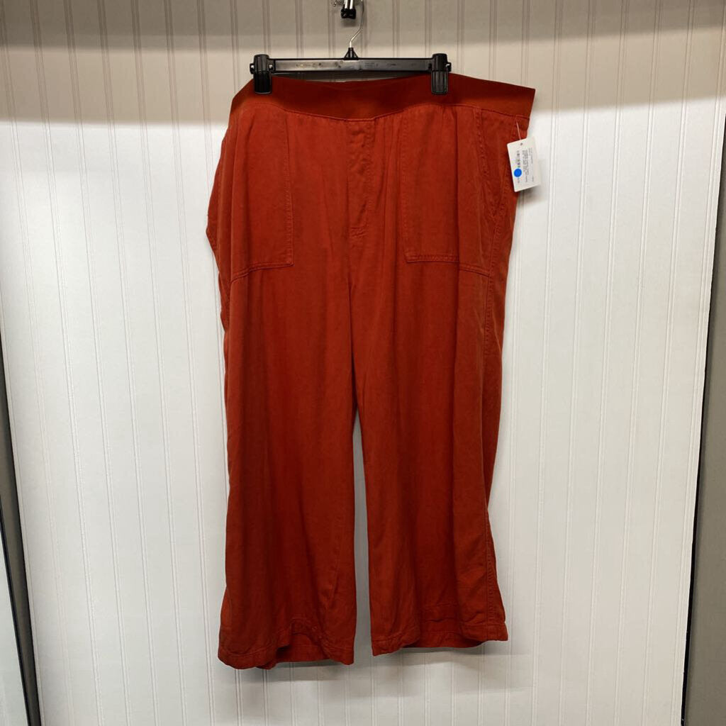 WOMENS PLUS WIDE LEG PANTS
