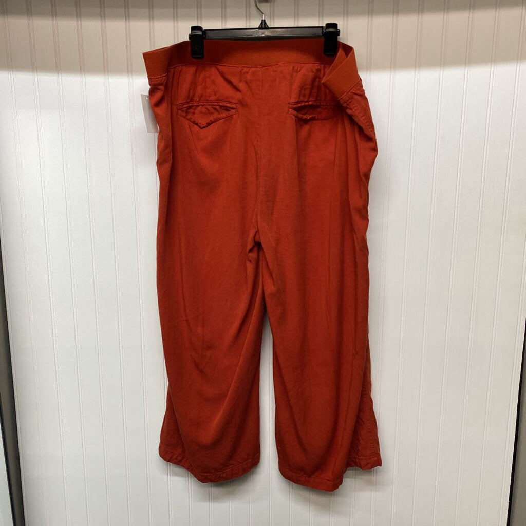 WOMENS PLUS WIDE LEG PANTS
