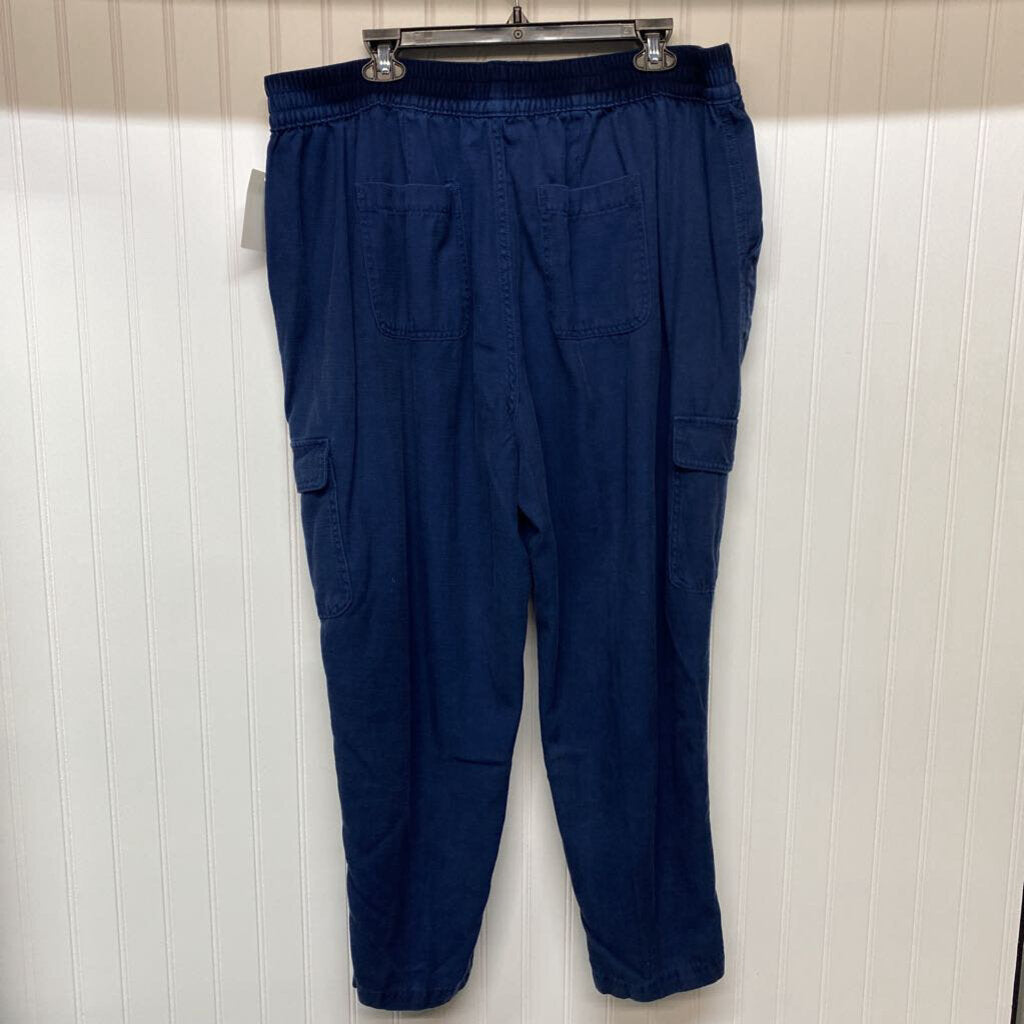 LINEN CARGO PANTS