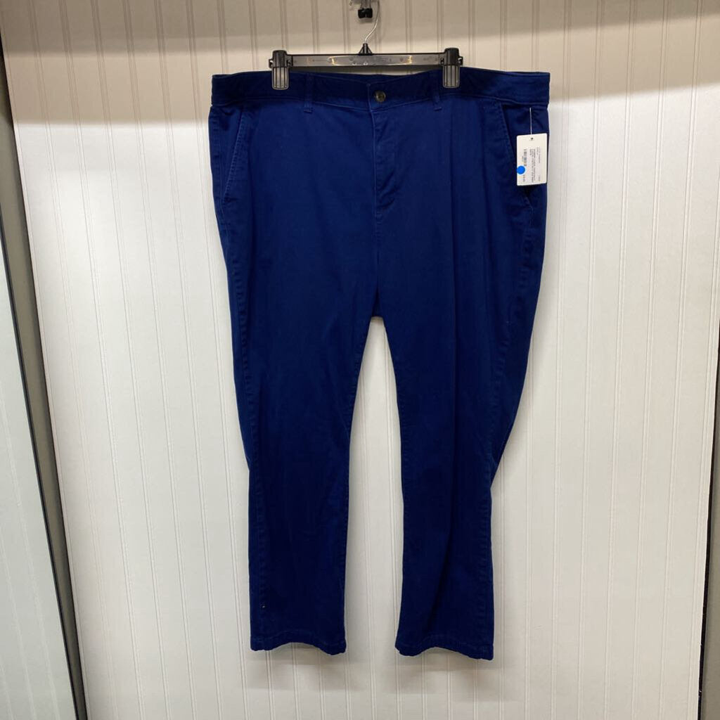 NAVY CASUAL PANTS