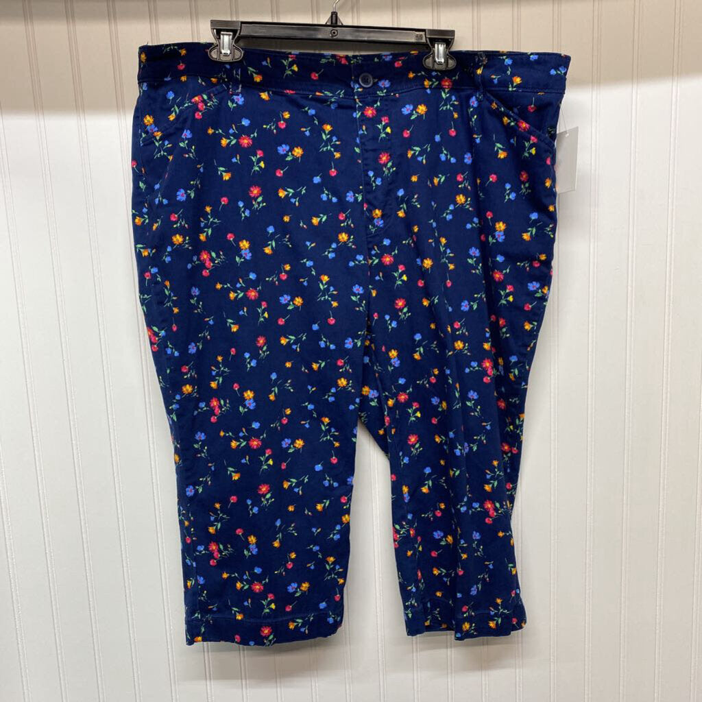FLORAL PRINT CAPRIS