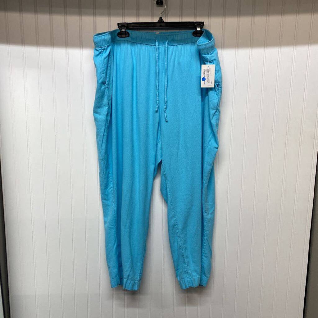 DRAWSTRING WAIST PANTS