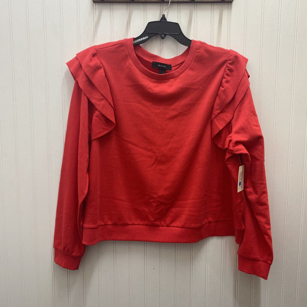RUFFLED LONG SLEEVED