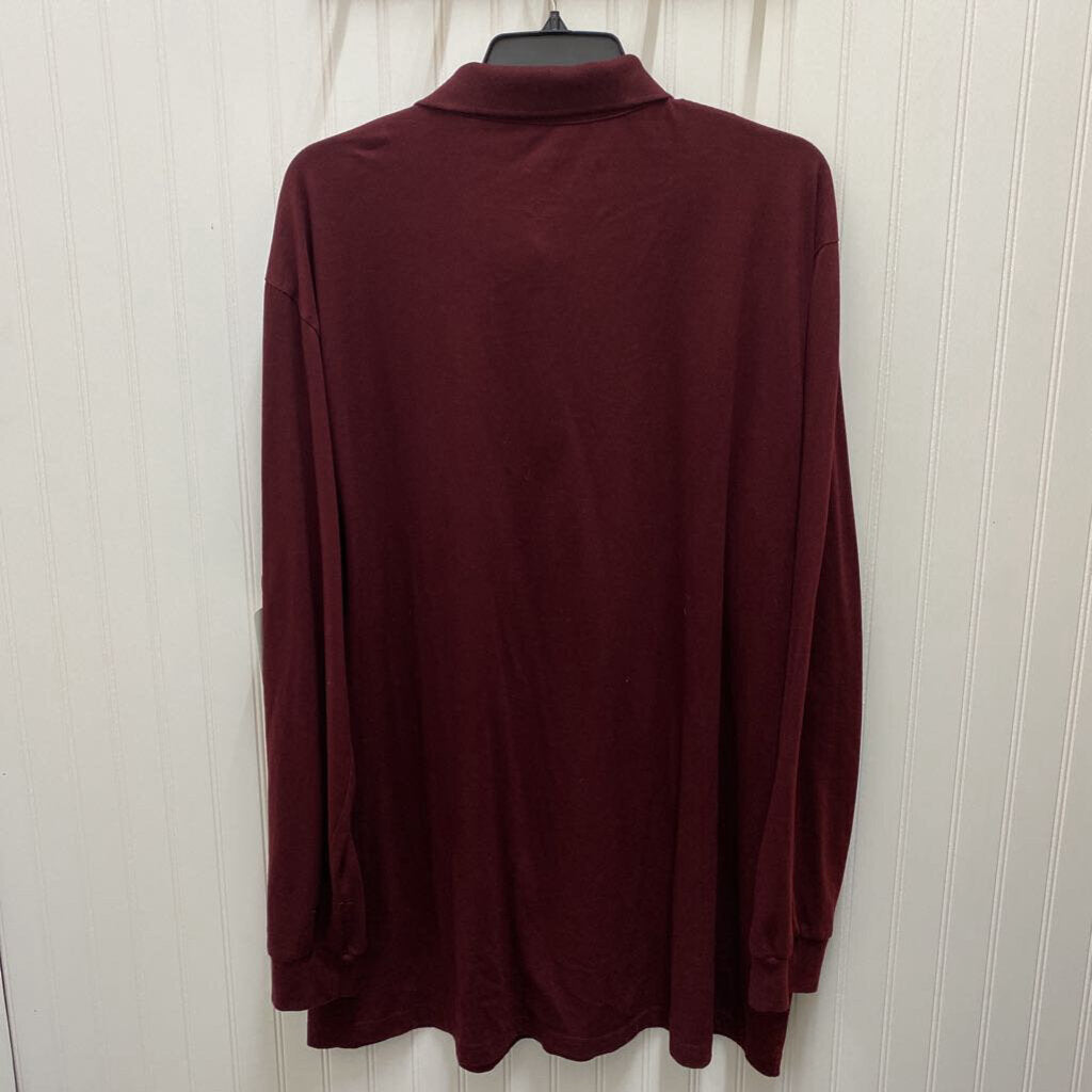 LONG SLEEVE BIG & TALL POLO SHIRT