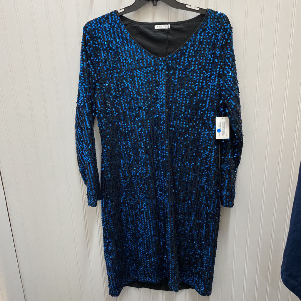 LONG SLEEVE SEQUIN DRESS