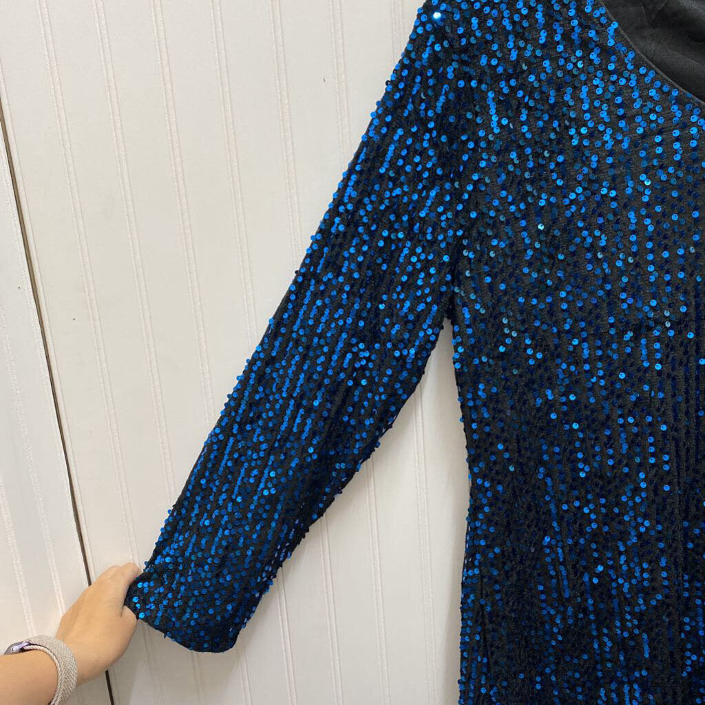 LONG SLEEVE SEQUIN DRESS