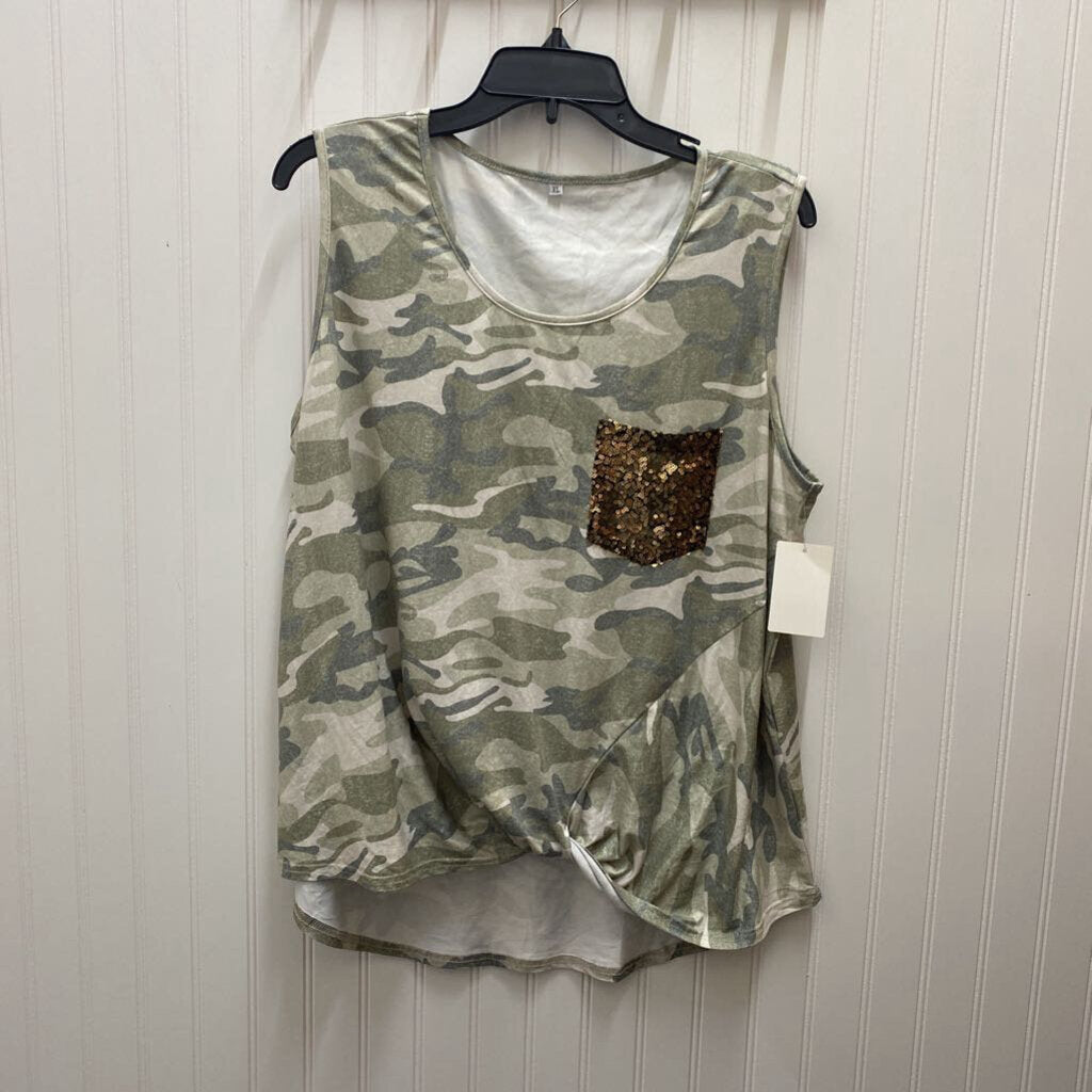 SLEEVLESS TOP WITH POCKET