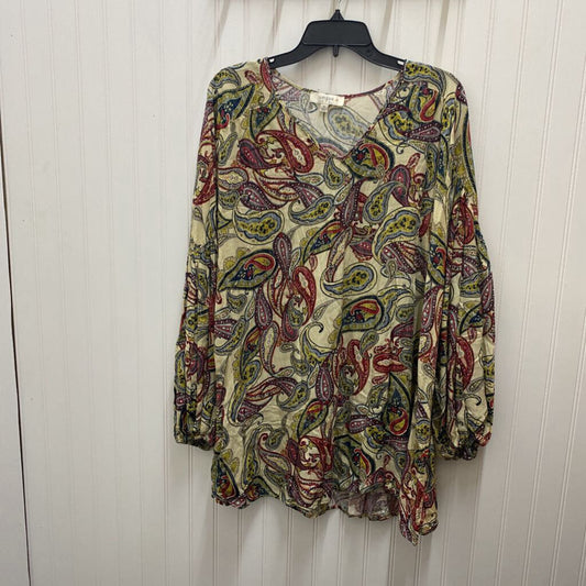 PAISLEY PRINT LONG SLEEVED