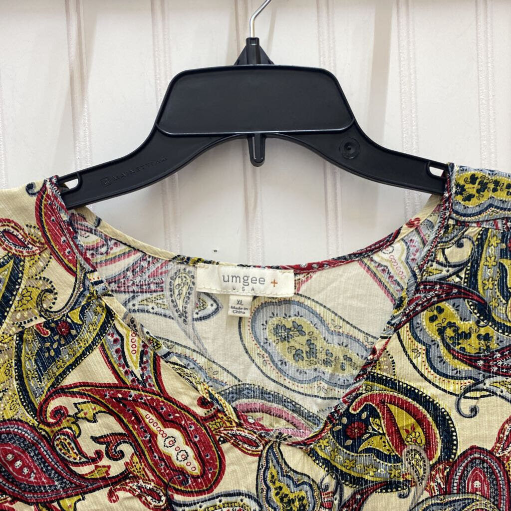 PAISLEY PRINT LONG SLEEVED