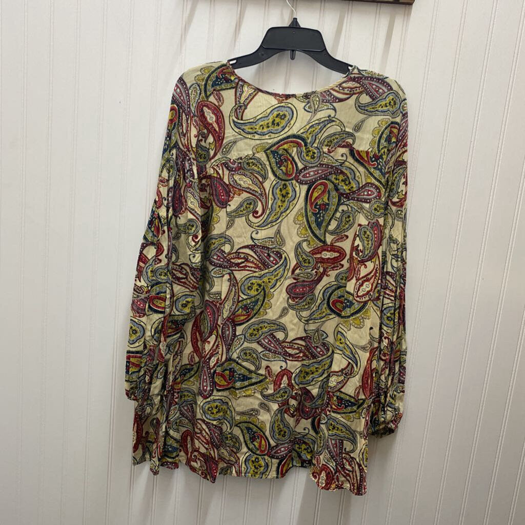 PAISLEY PRINT LONG SLEEVED