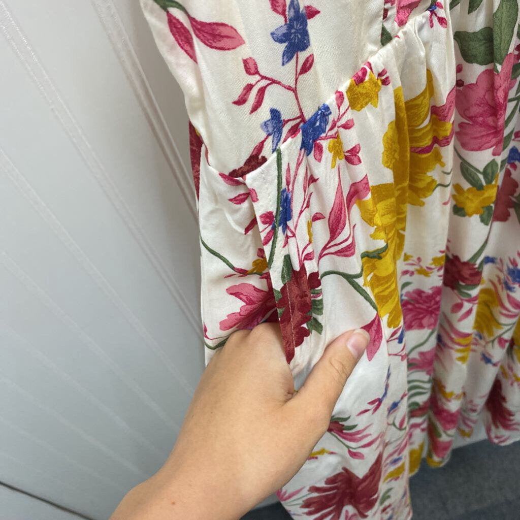 FLORAL LONG SUNDRESS