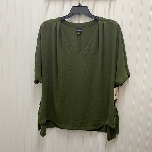 SIDE TIED V NECK TOP
