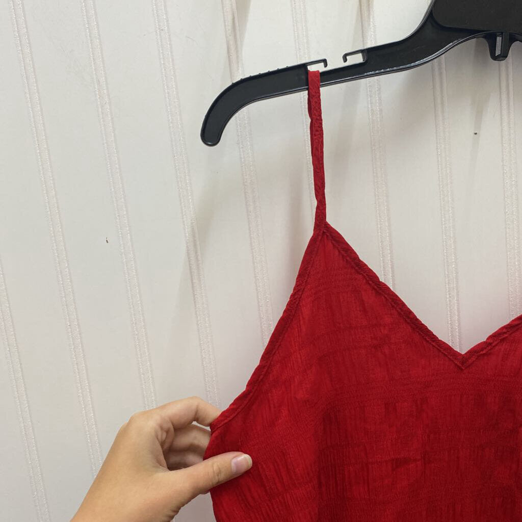 V NECK SPAGHETTI STRAP SHORT DRESS