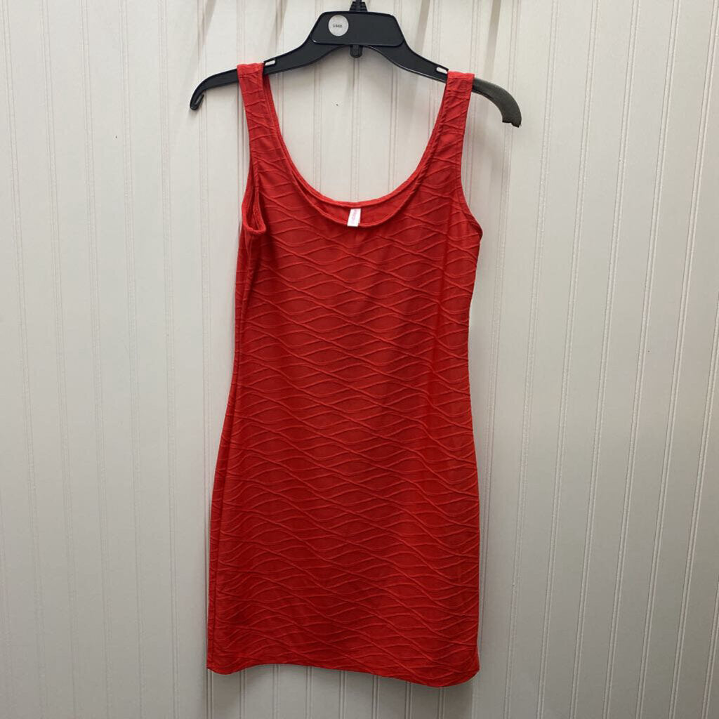 TEXTURED FITTED TANK TOP DRESS