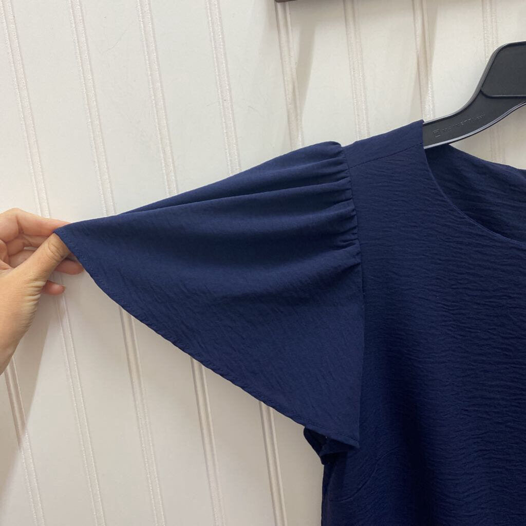 SHORT SLEEVE SHORT DRESS