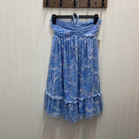 HALTER PATTERNED SHORT DRESS