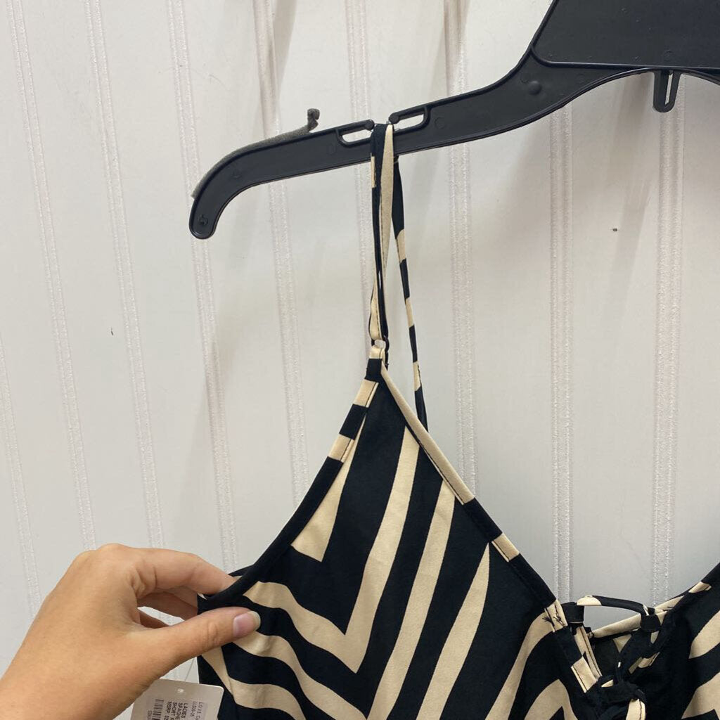 SPAGHETTI STRAP PATTERNED SHORT ROMPER