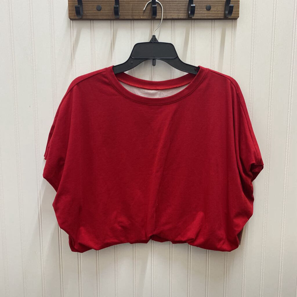 CROPPED SHORT SLEEVE TOP