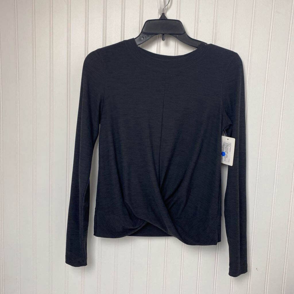 GATHERED FRONT LONG SLEEVED