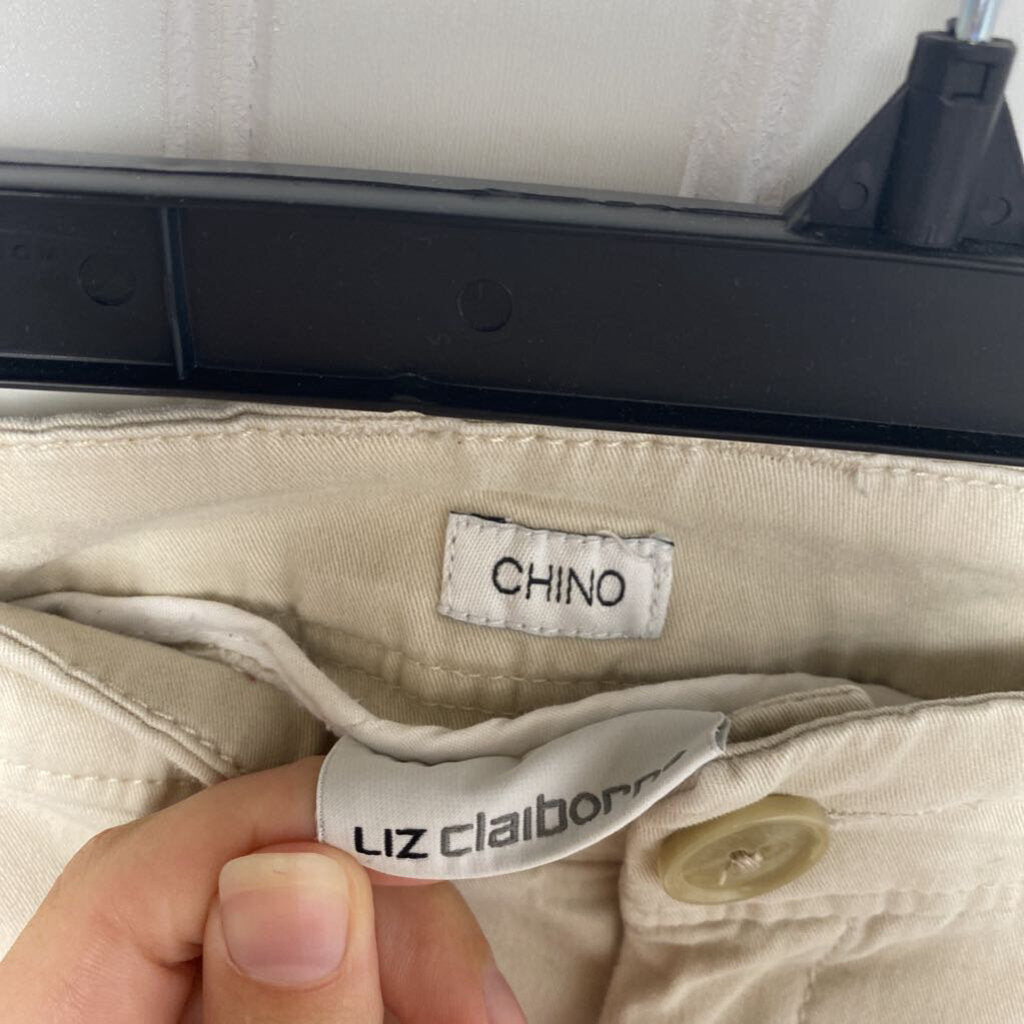 FLAT FRONT KHAKI SHORTS